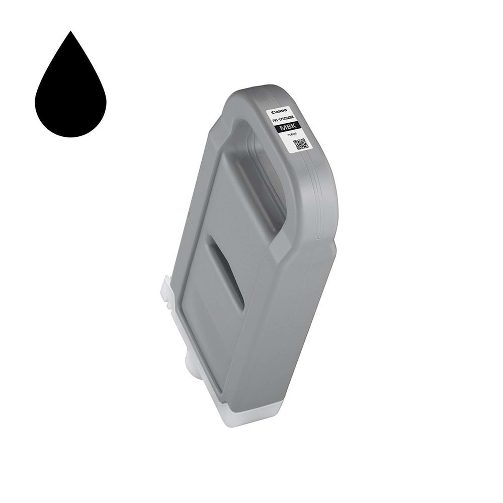 Canon PFI-1700 MBK (Matt Black) Mat Siyah Plotter Orijinal Mürekkep Kartuş 700 ml.