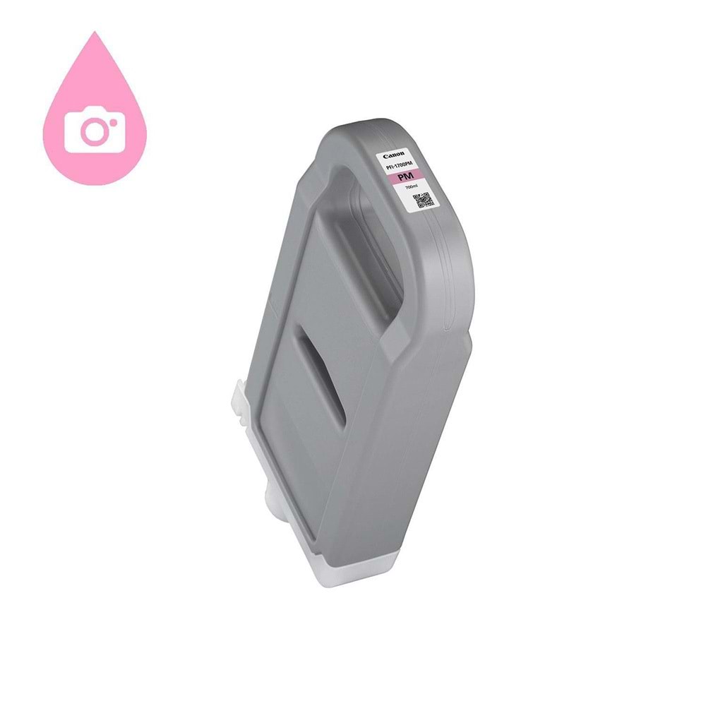 Canon PFI-1700 PM (P.Magenta) Fotoğraf Kırmızı Plotter Orijinal Mürekkep Kartuş 700 ml. (0780C001)