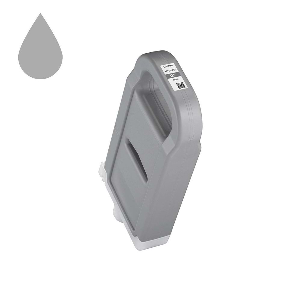 Canon PFI-1700 GY (Gray) Gri Plotter Orijinal Mürekkep Kartuş 700 ml. (0781C001)
