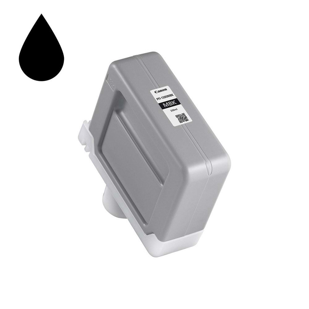 Canon PFI-1300 MBK Mat Siyah Plotter Orijinal Mürekkep Kartuş 330 ml. (0810C001)