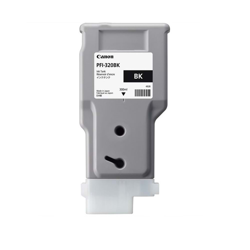 Canon PFI-320 BK Fotoğraf Siyahı Plotter Orijinal Mürekkep Kartuş 300 ml (2890C001)