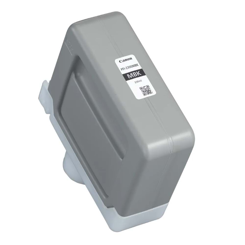 Canon PFI-2300 MBK (Matte Black) Mat Siyah Orijinal Mürekkep Kartuş 330 ml. (5276C001)