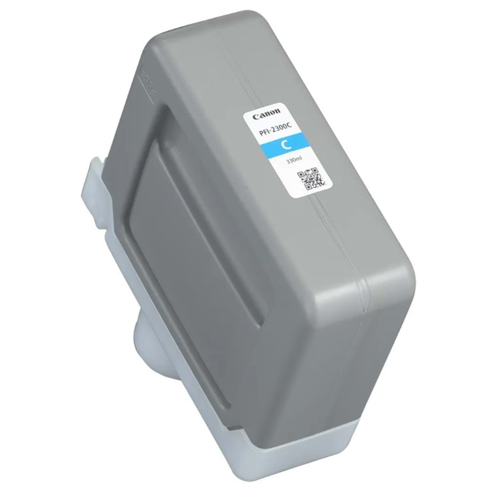 Canon PFI-2300 C (Cyan) Mavi Orijinal Mürekkep Kartuş 330 ml. (5278C001)