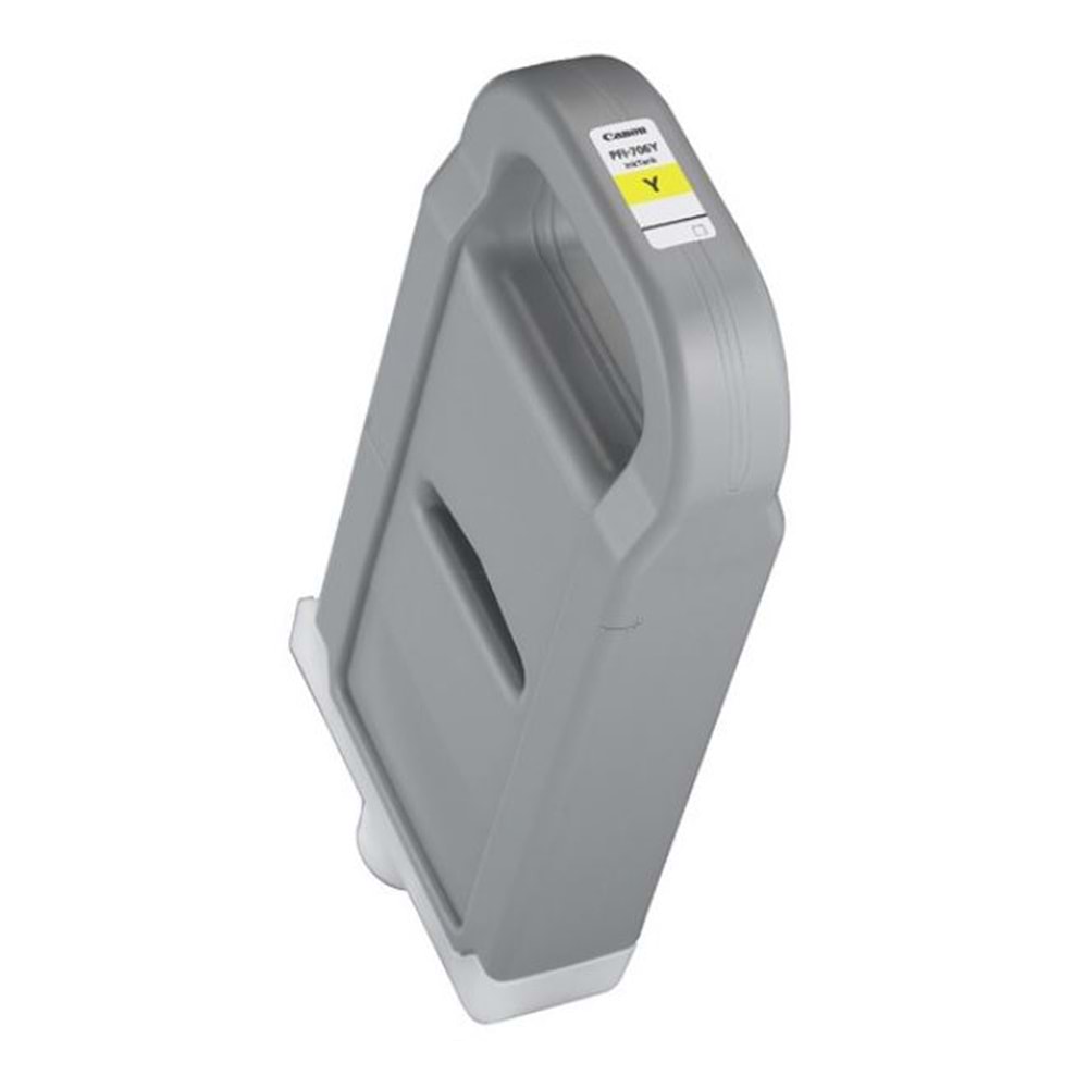 Canon PFI-706 Y (Yellow) Sarı Plotter Orijinal Mürekkep Kartuş 700 ml. (6684B001)