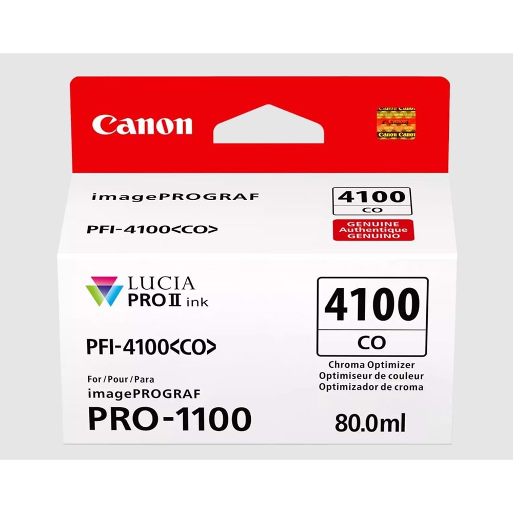 Canon PFI-4100 Chroma Optimizer (CO) 80 ml. Mürekkep Kartuş (6787C002)