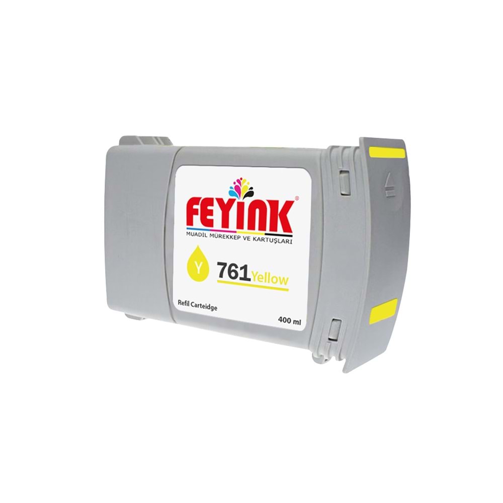 ® Hp 761-765 Yellow (Y) Feyink Muadil Kartuş 400ml Designjet 7100/T7200