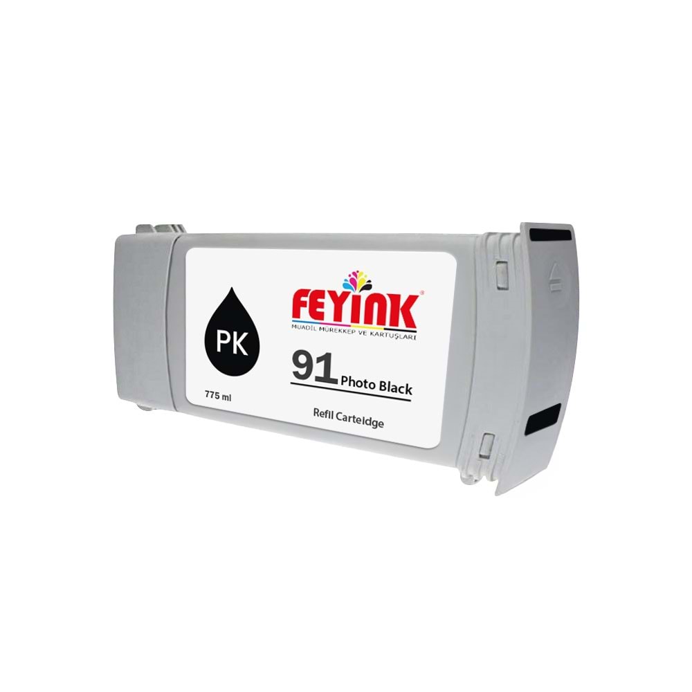 Feyink® Hp 91 Photo Black (PK) Feyink Muadil Kartuş 775ml Designjet Z6100