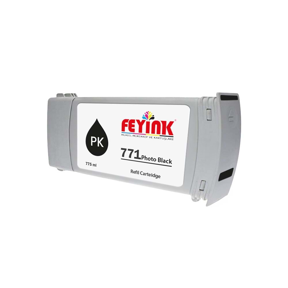 Feyink® Hp 771 Photo Black (PK) Feyink Muadil Kartuş 775ml Designjet