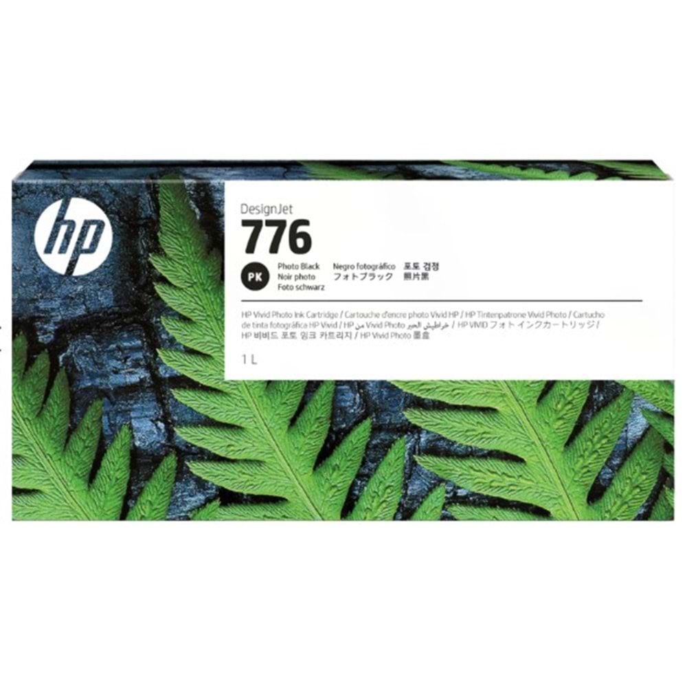 HP 776 Photo Black 1 litre Foto Siyah Orijinal Mürekkep Kartuşu (1XB11A)