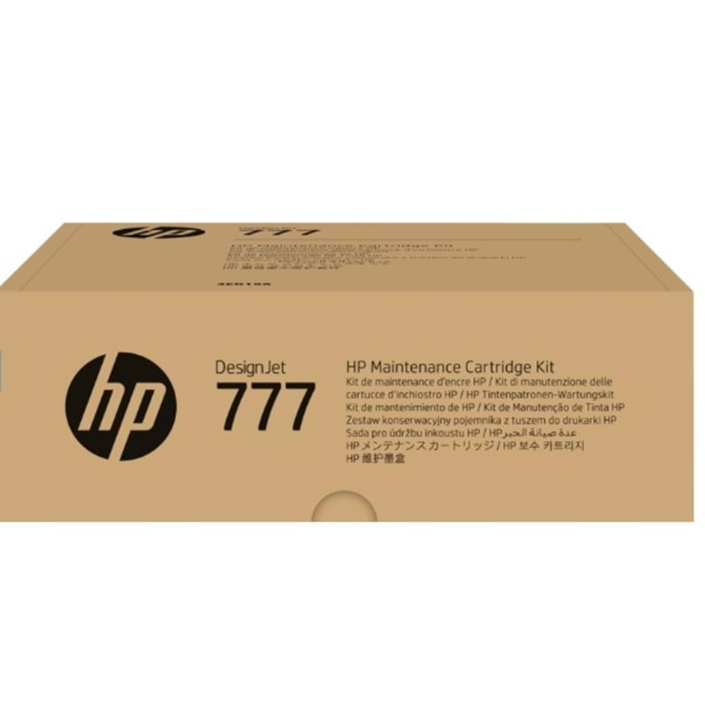HP 777 DesignJet Orijinal Bakım Kartuşu (3ED19A)