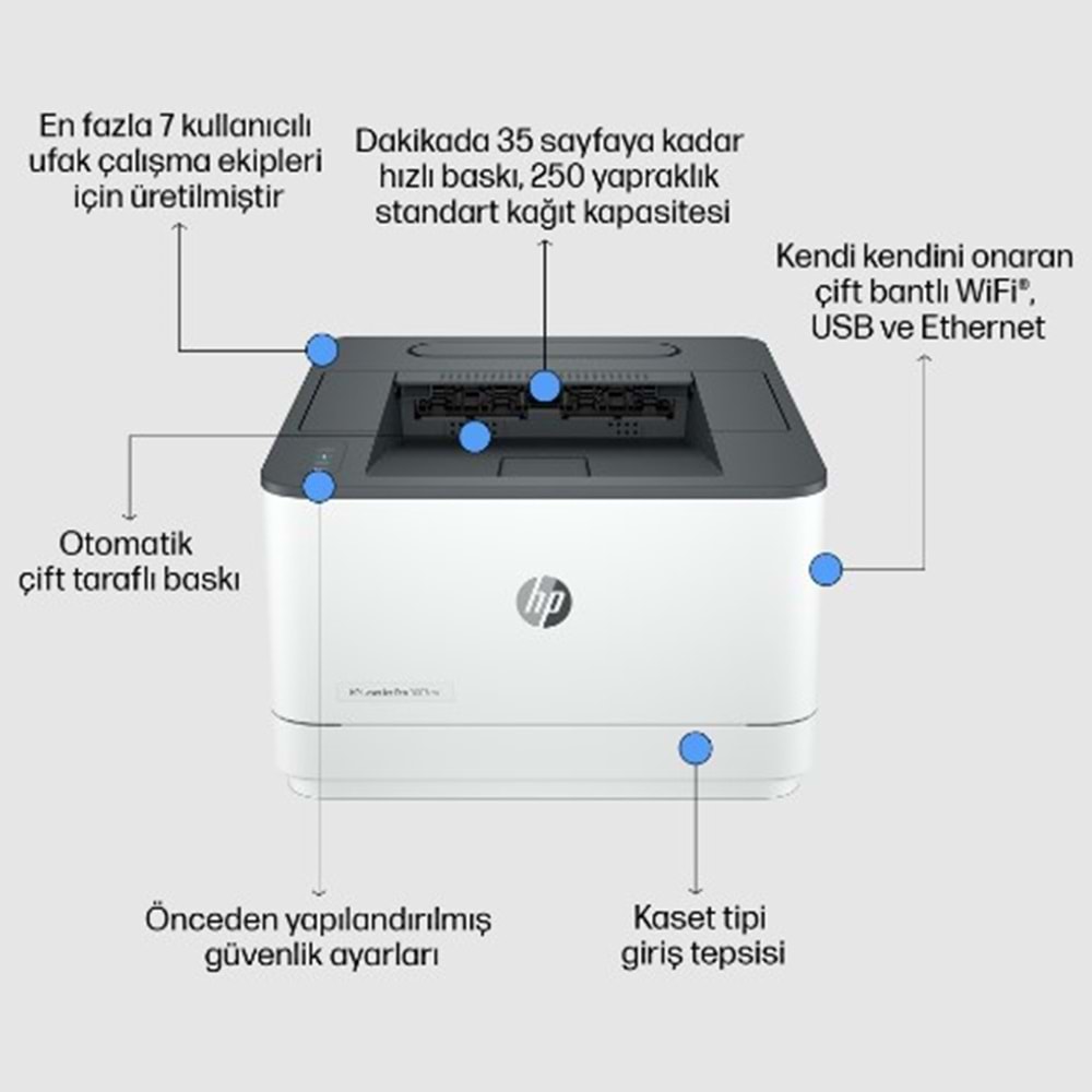 HP LaserJet Pro 3003dw Yazıcı