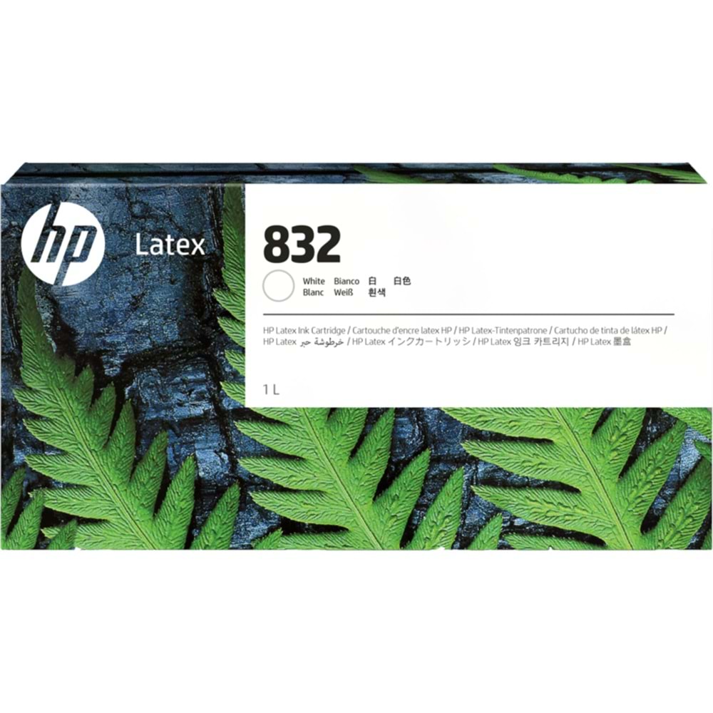 HP 832 1 litrelik White Latex Orijinal Mürekkep Kartuşu (4UV29A)
