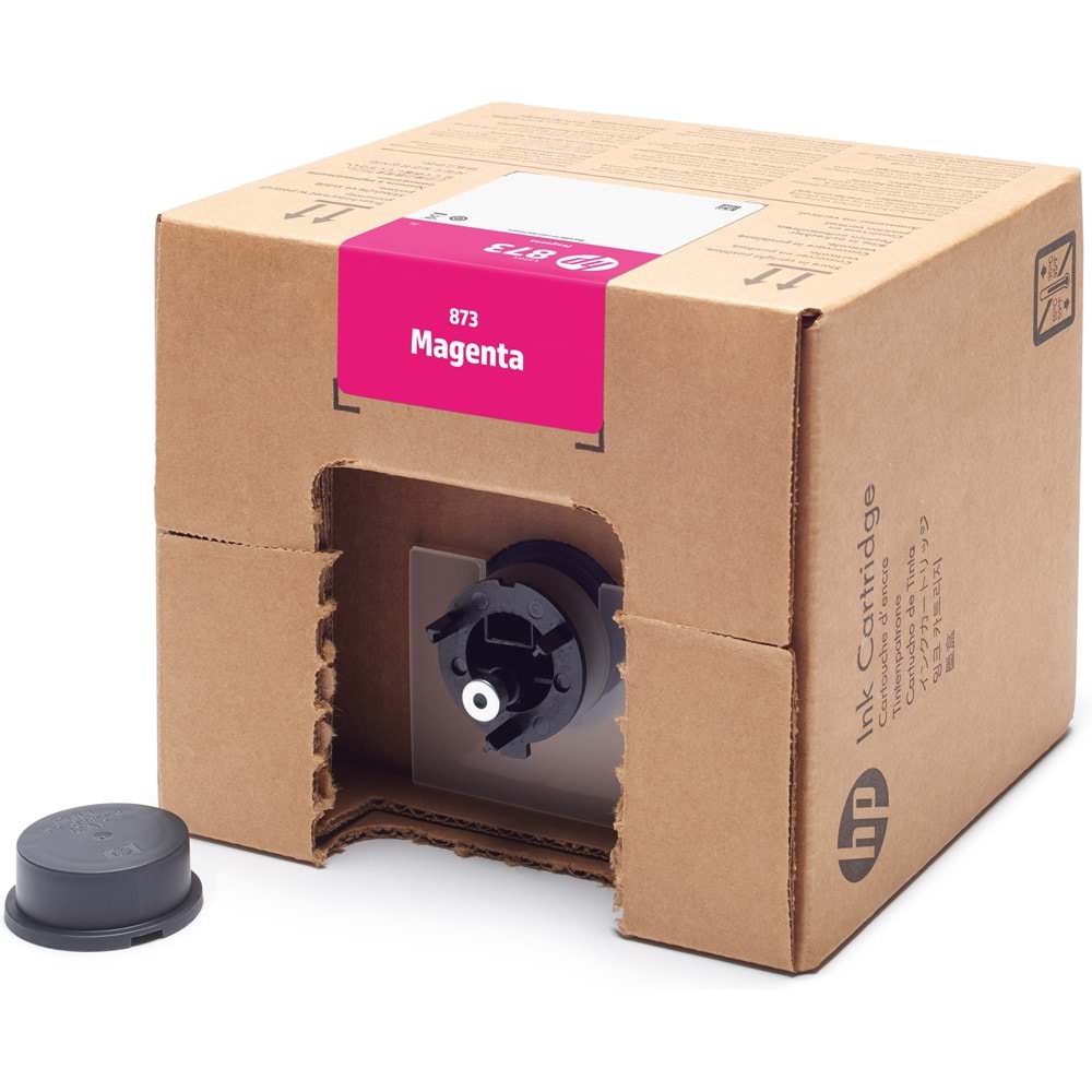 HP 873Y 3 litrelik Magenta Latex Orijinal Mürekkep Kartuşu (4UV40A)