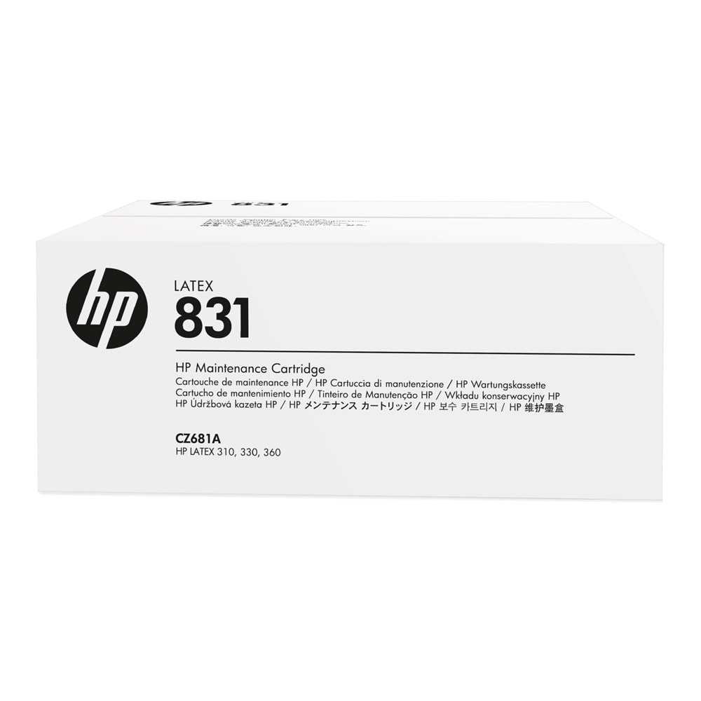HP 831 Bakım Kartuşu Orjinal Temizleme Kiti Maintenance Cartridge (CZ681A)