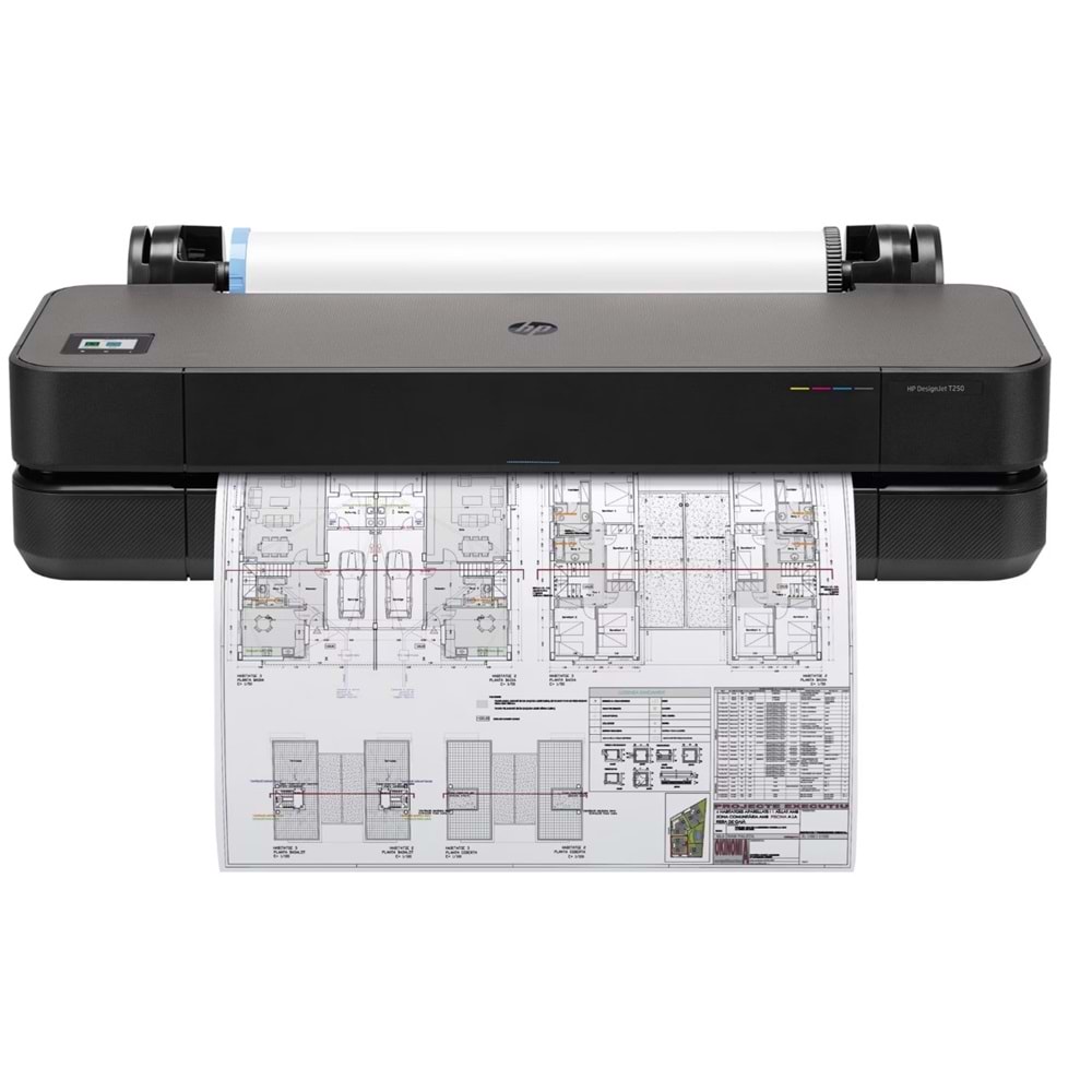 HP DesignJet T250 24 inç (610mm) A1 Plotter Yazıcı (5HB06A )