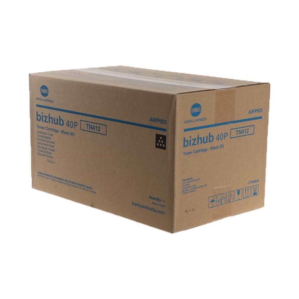 Konica Minolta TN-412 Orijinal Siyah Toner | Bizhub 40P