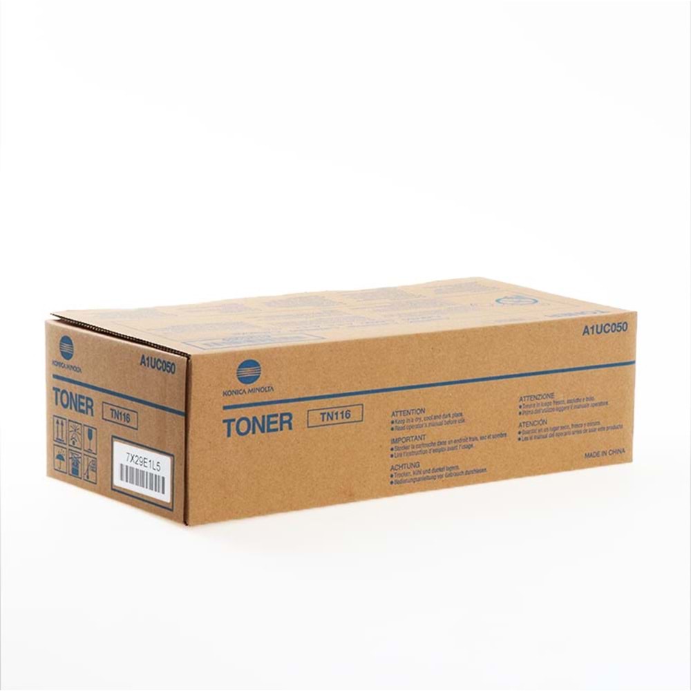 Konica Minolta TN-116 Orijinal Siyah Toner | Bizhub 164, 165, 184, 185
