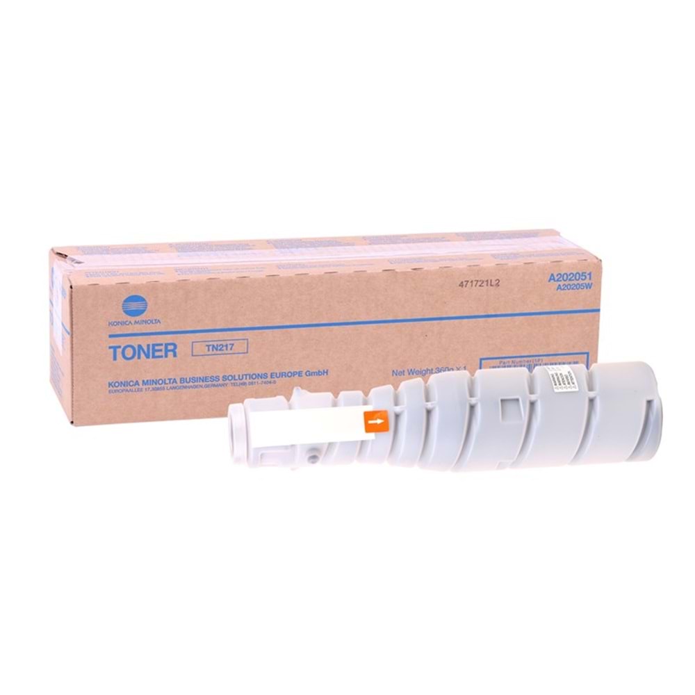 Konica Minolta TN-217 Orijinal Siyah Toner | Bizhub 223 ve 283