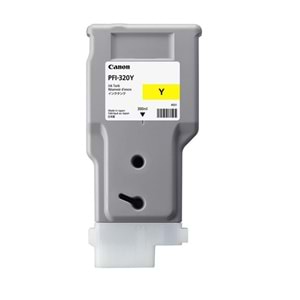 Canon PFI-320 Y (Yellow) Sarı Plotter Orijinal Mürekkep Kartuş 300 ml. (2893C001)