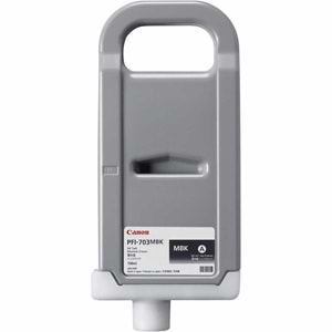 Canon PFI-703 MBK (Matt Black) Mat Siyah Plotter Orijinal Mürekkep Kartuş 700 ml. (2962B001)