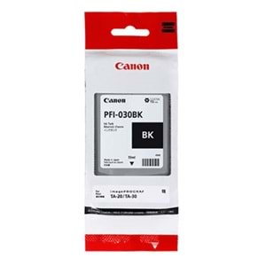 Canon PFI-030 BK (Photo Black) Fotoğraf Siyah Orijinal Mürekkep Kartuş 55 ml. (3489C001)