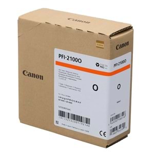 Canon PFI-2100 O (Orange) Turuncu Orijinal Mürekkep Kartuş 160 ml. (5272C001)