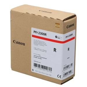 Canon PFI-2300 R (Red) Kırmızı Orijinal Mürekkep Kartuş 330 ml. (5282C001)