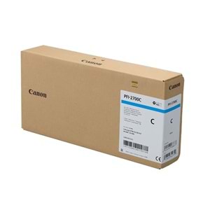 Canon PFI-2700 C (Cyan) Mavi Orijinal Mürekkep Kartuş 700 ml. (5289C001)
