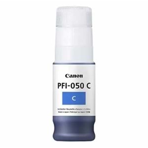 Canon PFI-050 C (Cyan) Mavi Orijinal Mürekkep Kartuş 70 ml.(5699C001)