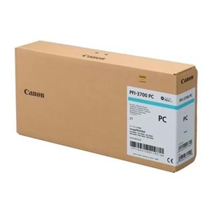 Canon PFI-3700 PC (Photo Cyan) Fotoğraf Cyan Orijinal Mürekkep Kartuş 700 ml. (6451C001)