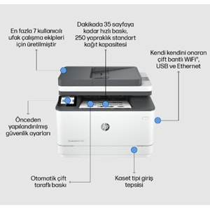HP LaserJet Pro MFP 3103fdw Yazıcı
