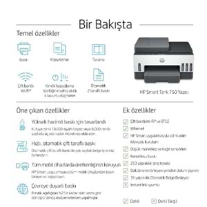 HP Smart Tank 750 All-in-One Yazıcı