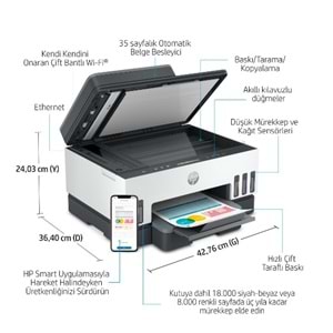 HP Smart Tank 750 All-in-One Yazıcı