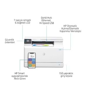HP Color LaserJet Pro MFP M182n Yazıcı