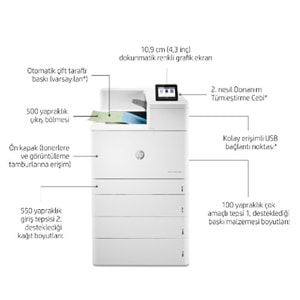 HP Color LaserJet Enterprise M856dn Yazıcı
