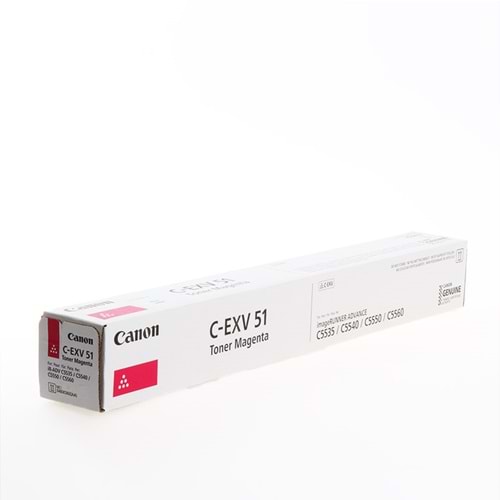 Canon EXV-51 Orjinal Kırmızı Toner IR-C 5500 5535 5540 5550 5560 (0483C002)