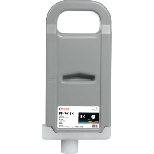 PlotterSarf® Canon PFI-701 BK (Photo Black) Plotter Orijinal Mürekkep Kartuş 700 ml. (0900B001)