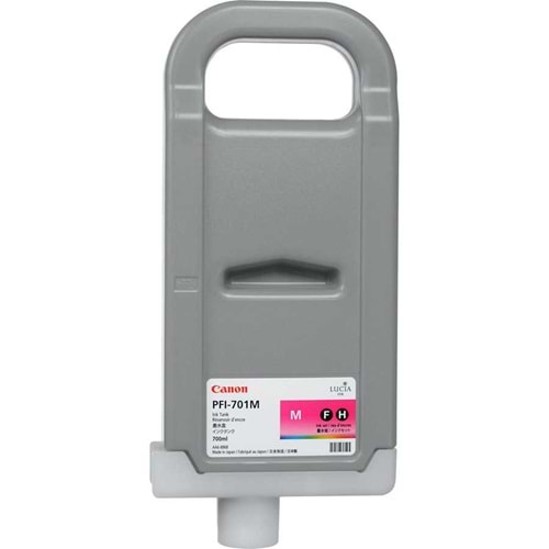 PlotterSarf® Canon PFI-701 M (Magenta) Kırmızı Orijinal Mürekkep Kartuş 700 ml. (0905B005)