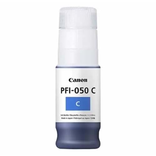 Canon PFI-050 C (Cyan) Mavi Orijinal Mürekkep Kartuş 70 ml.(5699C001)
