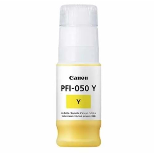 Canon PFI-050 Y (Yellow) Sarı Orijinal Mürekkep Kartuş 70 ml. (5701C001)
