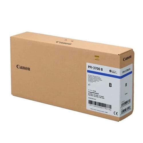 Canon PFI-3700 B (Blue) Mavi Orijinal Mürekkep Kartuş 700 ml. (6450C001)