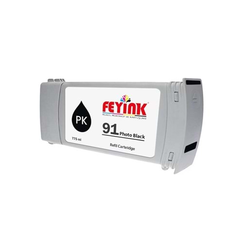 Feyink® Hp 91 Photo Black (PK) Feyink Muadil Kartuş 775ml Designjet Z6100