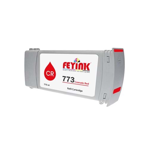 Feyink® Hp 773 Cromatic Red (CR) Feyink Muadil Kartuş 775ml Designjet