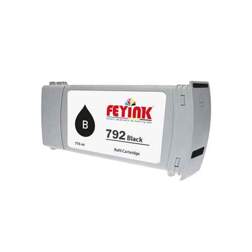 Feyink® Hp Latex 792 Black (B) Orijinal Mürekkep Dolumlu Feyink Kartuş 775ml