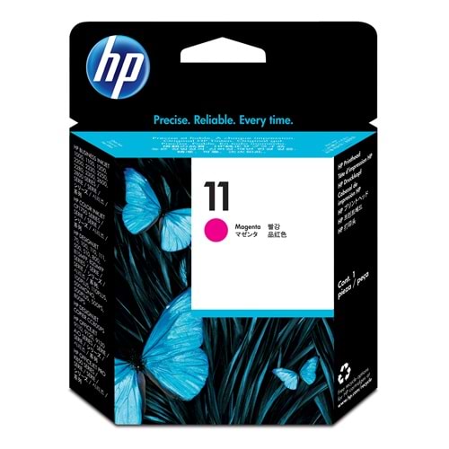 HP 11 Magenta Kırmızı Orijinal Plotter Designjet Baskı Kafası (C4812A)
