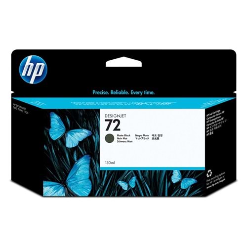 HP 72 Matt Black 130 ml. Mat Siyah Orijinal Plotter Designjet Mürekkep Kartuşu (C9403A)