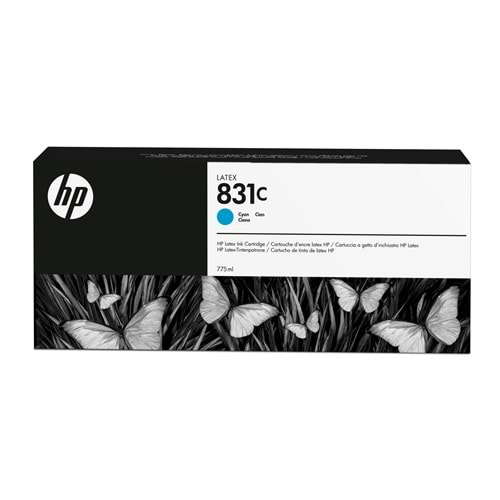 HP 831C Cyan 775 ml. Mavi Orijnal Latex Mürekkep Kartuşu (CZ695A)
