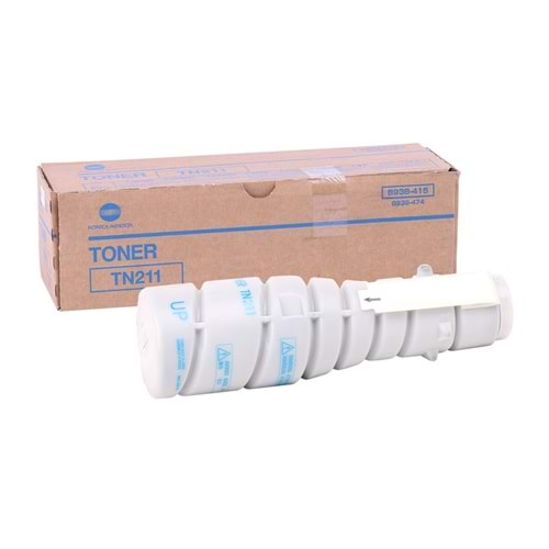 Konica Minolta TN-211 Orijinal Siyah Toner | Bizhub 200, 222, 250, 282