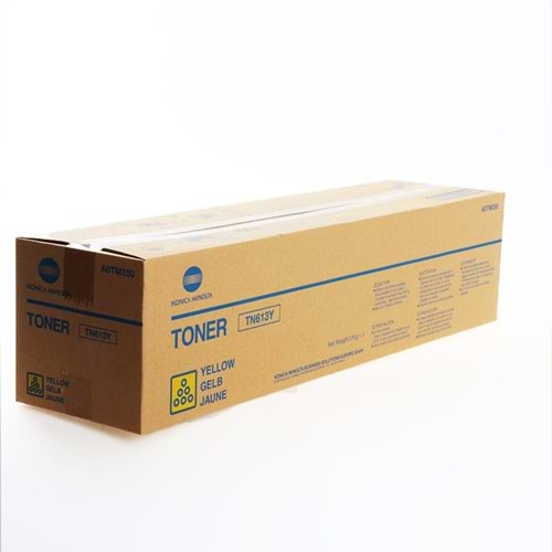 Konica Minolta TN-613 Orjinal Sarı Toner C452 C552 C652 (A0TM250)