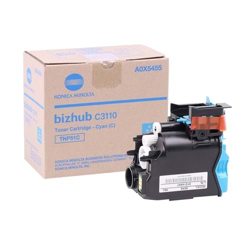 Konica Minolta TNP-51 Orijinal Mavi Toner | Bizhub C3110